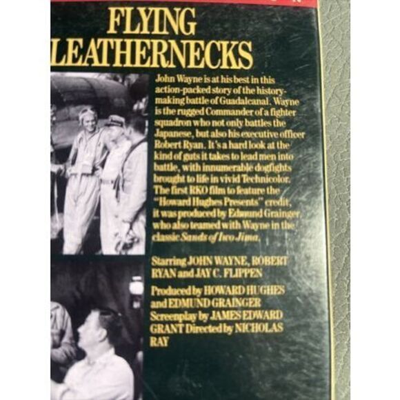 Flying Leathernecks (VHS) 1951 John Wayne Robert Ryan Battle Fighter Planes Jets - Picture 5 of 9
